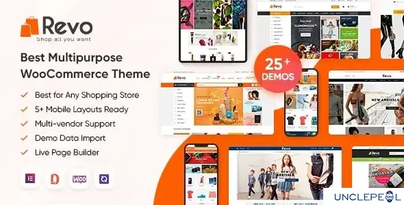 Revo - 多用途 Elementor WooCommerce WordPress 主题 4.0.19 开心版