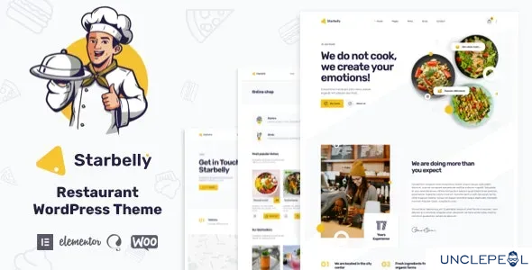 Starbelly - 餐厅 WordPress 主题 1.2.4 开心版