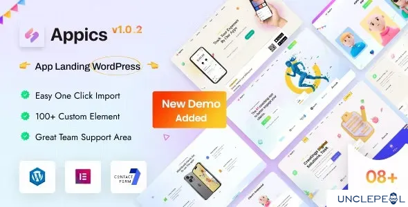 Appics - 应用着陆页WordPress 1.0.2