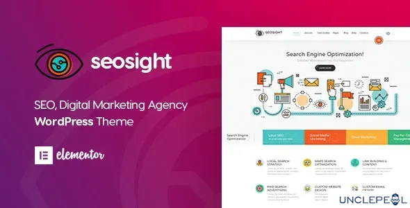 Seosight - 数字营销机构 WordPress 主题 5.15 开心版