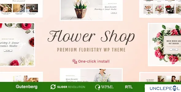 Flower Shop - 装饰商店与花卉学 WordPress 主题 1.1.7