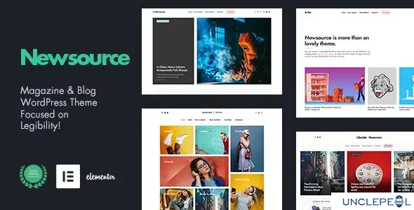 Newsource - 多概念博客杂志WordPress 1.6