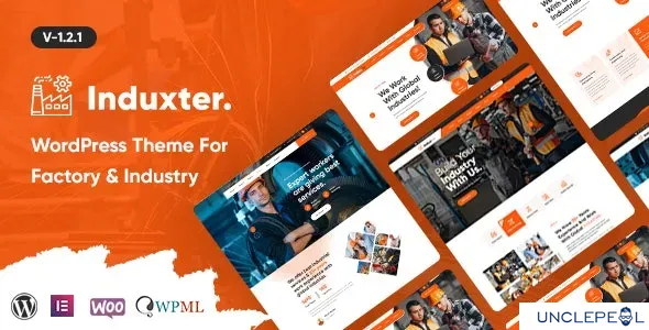 Induxter - 工业与工厂 WordPress 主题 1.2.1 开心版