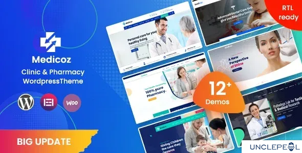 Medicoz - 诊所与药店 WordPress 主题 1.7