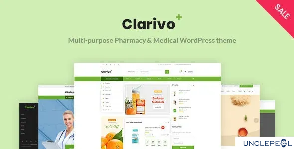 Clarivo - 药品与医疗 WordPress 主题 1.5.6