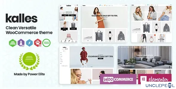 Kalles - 多用途 Elementor WooCommerce WP 主题 1.1.6 开心版