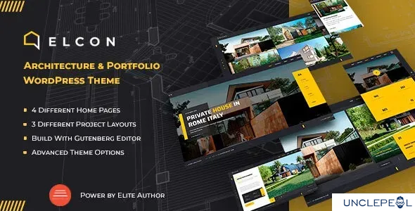 Elcon - 建筑与作品集 WordPress 主题 1.0.1