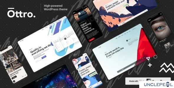 Ottro - 作品集与多用途 WordPress 主题 1.0.9 开心版