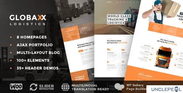 Globax - 物流 WordPress 主题 + WooCommerce 3.6