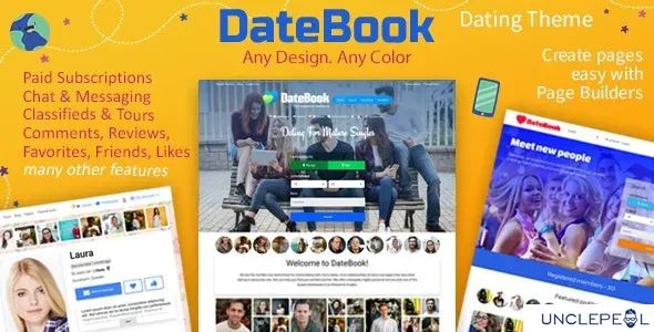 DateBook - 约会 WordPress 主题 4.6.7 开心版