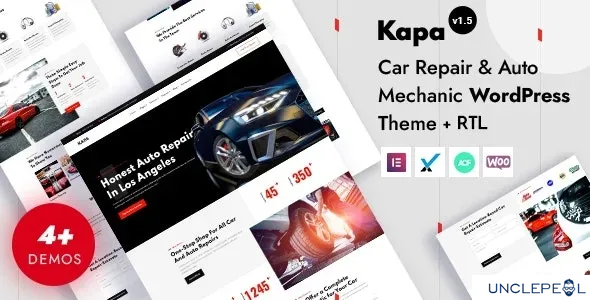 Kapa - 汽车修理与汽车服务 WordPress 主题 1.5.0 开心版