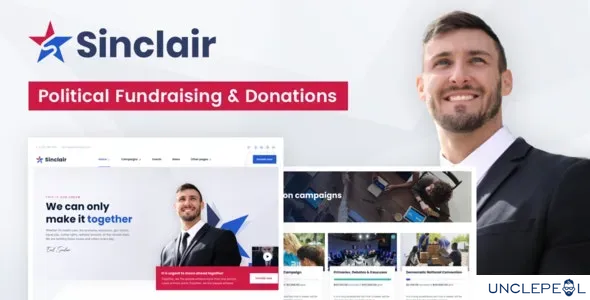 Sinclair - 政治募捐与捐赠 WordPress 主题 1.0.9