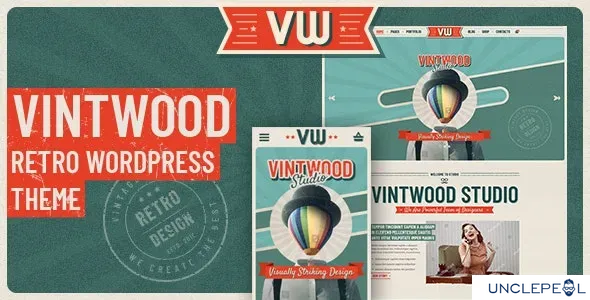 VintWood - 复古风格 WordPress 主题 1.1.2