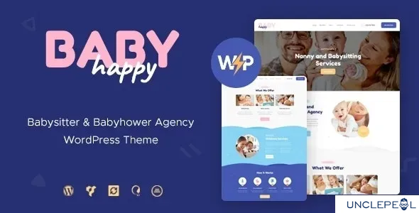 Happy Baby | 保姆与儿童照看服务 WordPress 主题 1.2.7 开心版