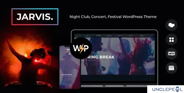 Jarvis - 夜店、音乐会、节日 WordPress 主题 1.8.7 开心版