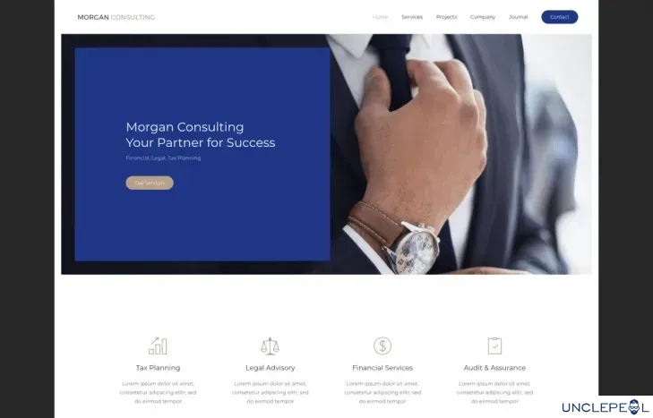 YOOtheme Morgan Consulting WordPress 主题 4.0.5