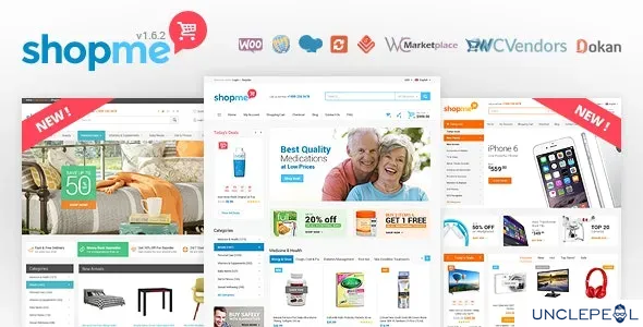 ShopMe - 多商家 WooCommerce WordPress 主题 1.6.3 开心版