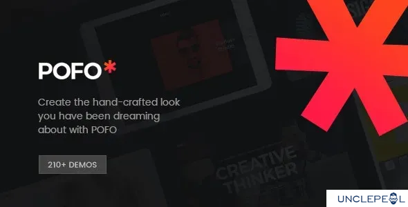 Pofo - 创意作品集与博客 WordPress 主题 1.8 开心版