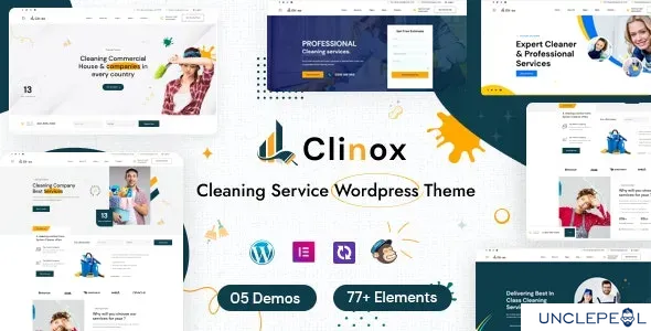 Clinox - 清洁服务 WordPress 主题 1.0.4