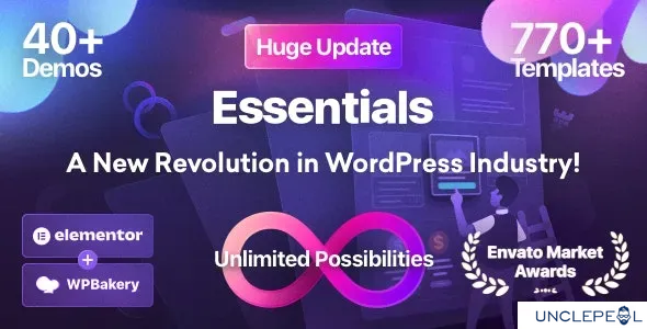 Essentials | 多用途 WordPress 主题 3.1.3 开心版