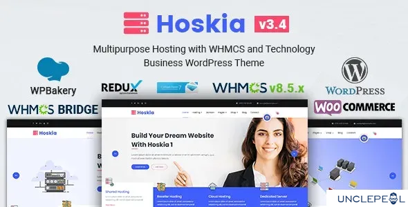 Hoskia | 多用途主机与 WHMCS 主题 3.4 开心版