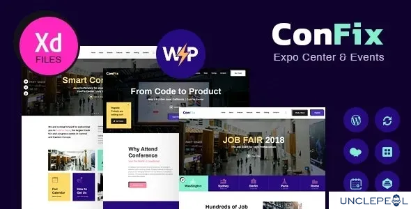 ConFix - 展会与活动 WordPress 主题 1.0.6