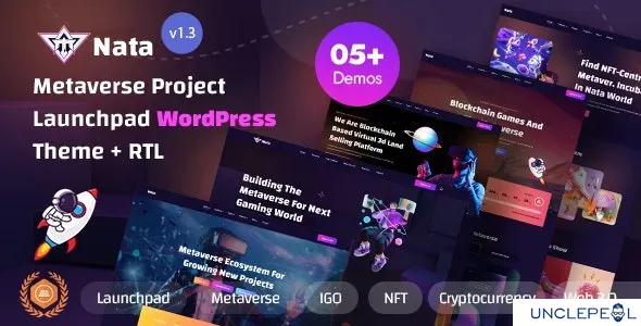Nata - 元宇宙项目启动平台 WordPress 主题 1.3.0 开心版