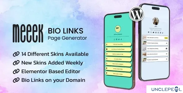 Meeek - Elementor 生物链接生成器 for WordPress 1.0.1