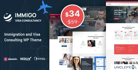Immigo - 移民与签证咨询 WordPress 主题 1.3