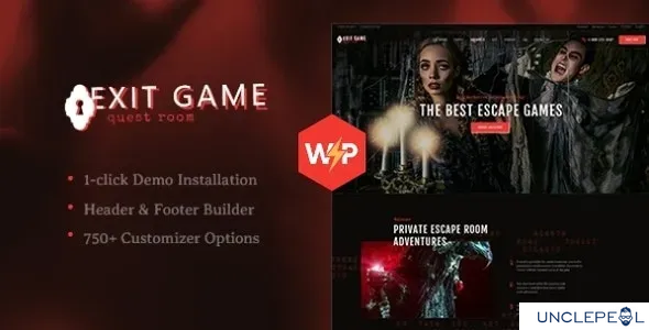 Exit Game | 现实逃生密室 WordPress 主题 1.2.7 开心版