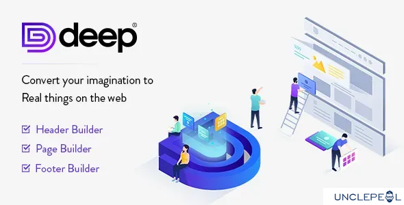 Deep Pro - 创意多用途 WordPress 主题 5.1.11 开心版