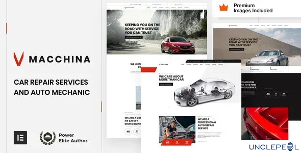 Macchina - 汽车维修 WordPress 主题 4.7 开心版