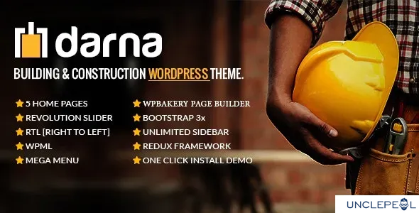 Darna – 建筑与施工 WordPress 主题 1.3.4
