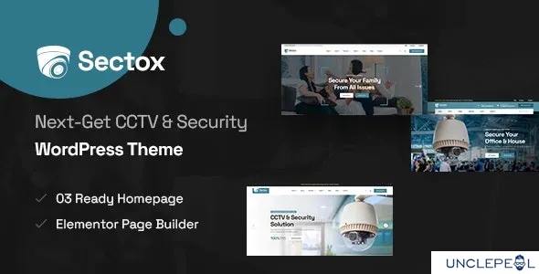 Sectox - CCTV & 安全 WordPress 主题 1.0.3