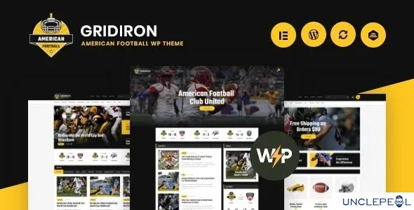 Gridiron | 美国橄榄球与 NFL 超级碗队伍 WordPress 主题 1.0.7 开心版