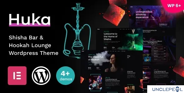 Huka - 水烟吧与水烟休息室 WordPress 主题 1.02