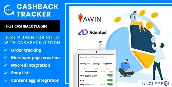 Cashback Tracker WordPress 插件 2.6.4 开心版
