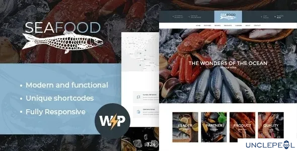 Seafood Company & Fish Restaurant WordPress 主题 1.5.8 开心版