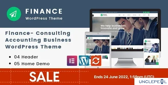 Finance - 咨询、会计 WordPress 主题 1.4.7