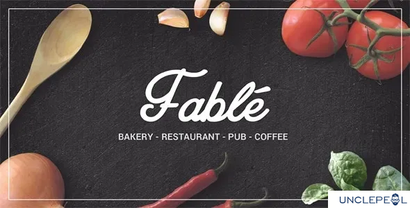 Fable - 餐厅、面包店、咖啡厅与酒吧 WordPress 主题 1.3.7