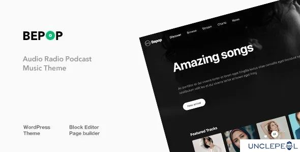 Bepop - 非停音乐 WordPress 主题 11.2