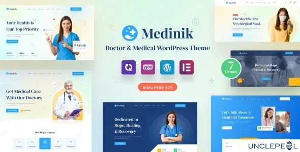 Medinik - 医生与医疗 WordPress 主题 1.2.1