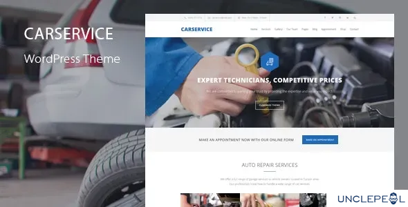 Car Service - 汽车修理与维修 WordPress 主题 7.0