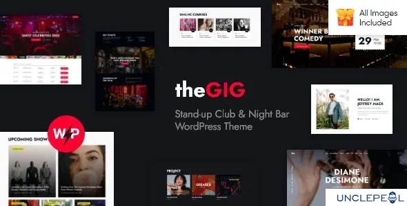The Gig - 单口喜剧俱乐部与夜吧 WordPress 主题 1.9.0