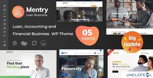 Mentry - 贷款与金融 WordPress 主题 2.7