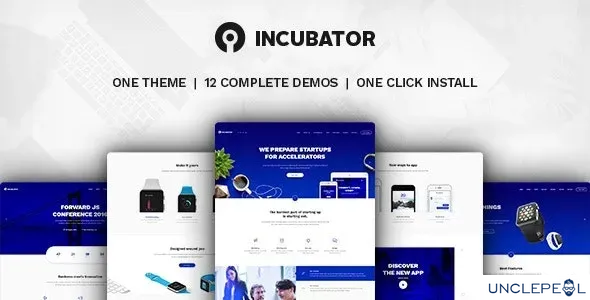 Incubator - WordPress 启动企业主题 4.0 开心版