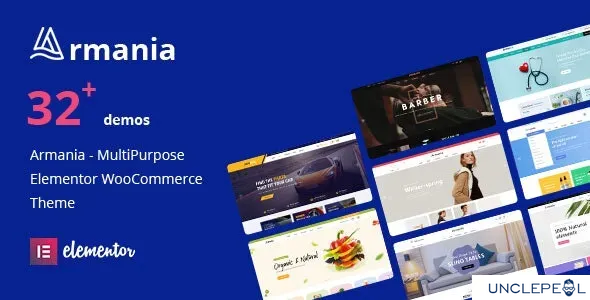 Armania - 时尚、家具、有机、食品多用途 Elementor WooCommerce 主题（支持 RTL）1.3.0 开心版
