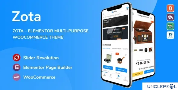 Zota - Elementor 多用途 WooCommerce 主题 1.2.12