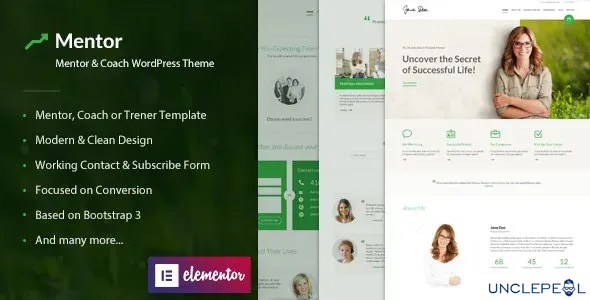 Mentor – 个人发展教练 WordPress 主题 2.3.2