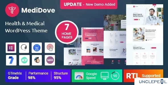 MediDove - 健康与医疗 WordPress 主题 2.2.6